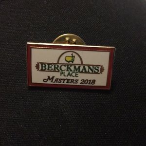 Berckmans place masters pin 2018